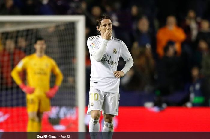 Gelandang gaek Real Madrid, Luka Modric.