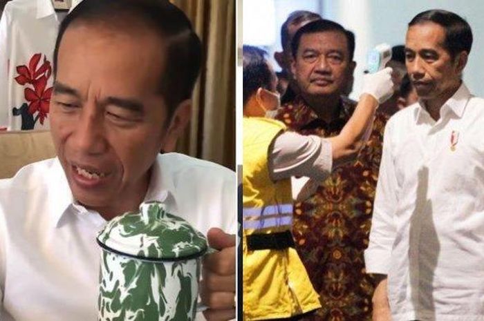 Jokowi minum jamu untuk tangkal corona