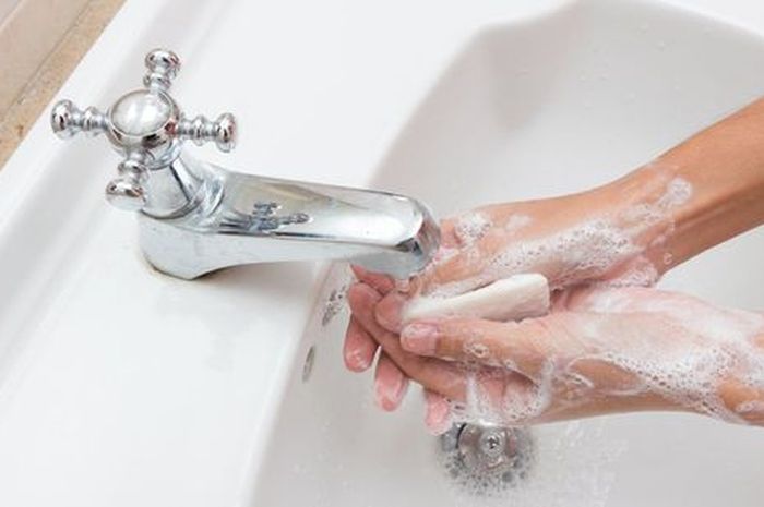 Ilustrasi cuci tangan