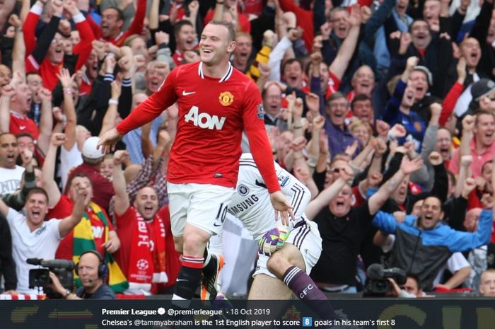 Mantan penyerang Manchester United, Wayne Rooney.