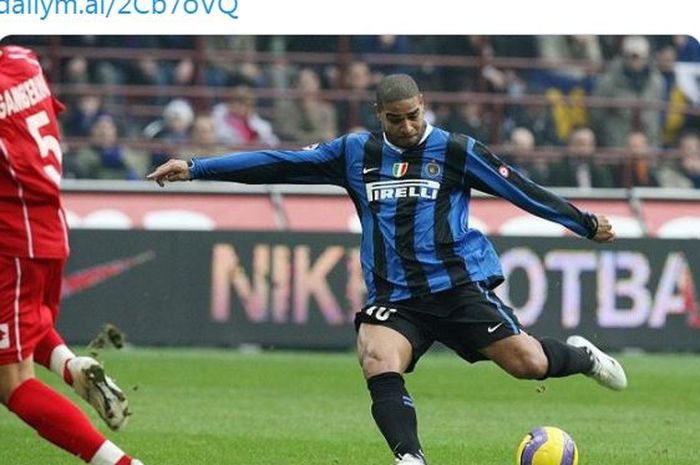 Striker Inter Milan, Adriano Leite Ribeiro.