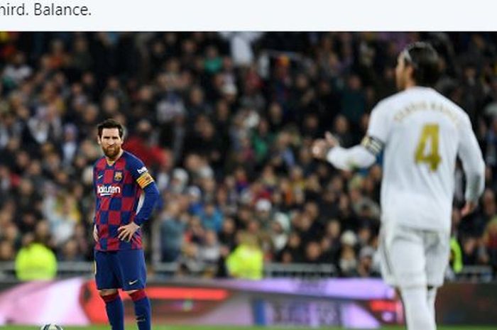 Pilih setim dengan Lionel Messi, ini alasan Sergio Ramos abaikan tawaran Real Madrid.