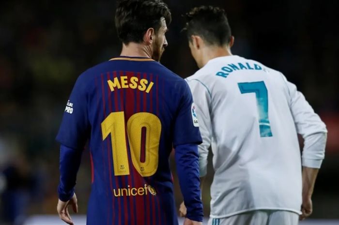 Lionel Messi dan Cristiano Ronaldo.