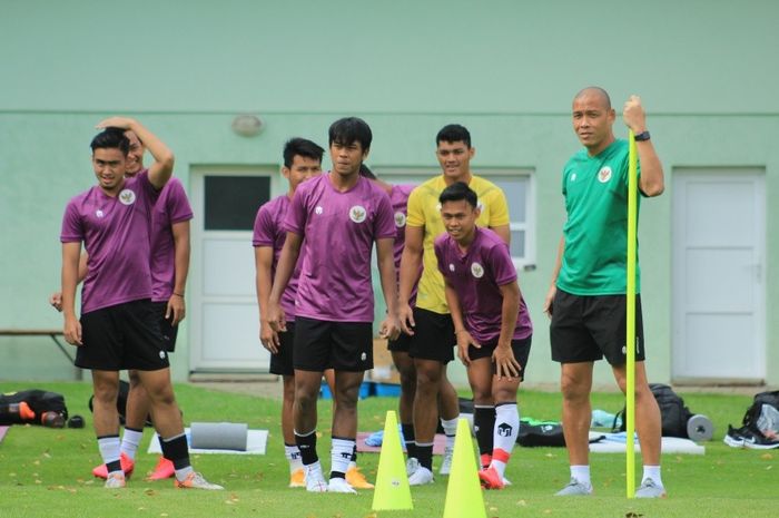 Skuad timnas U-19 Indonesia saat menjalani Pemusatan Latihan (TC) di Kroasia.