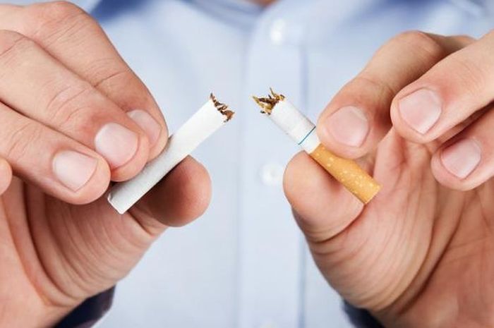 Ilustrasi berhenti merokok
