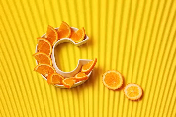 Ilustrasi vitamin C.