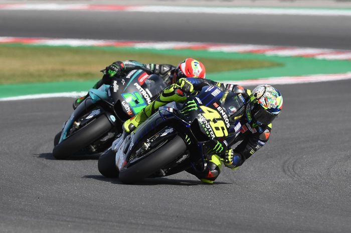 Franco Morbidelli dan Valentino Rossi akan menjadi rekan satu tim di Petronas Yamaha SRT pada MotoGP 2021.