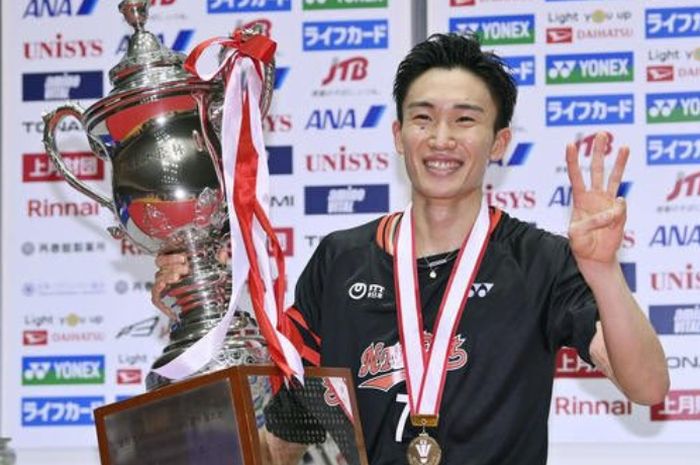 Tunggal putra asal Jepang, Kento Momota, masuk sebagai nominasi Laureus World Sports Awards 2021. 