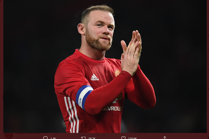 Wayne Rooney legenda Manchester United pensiun sebagai pemain sepakbola.