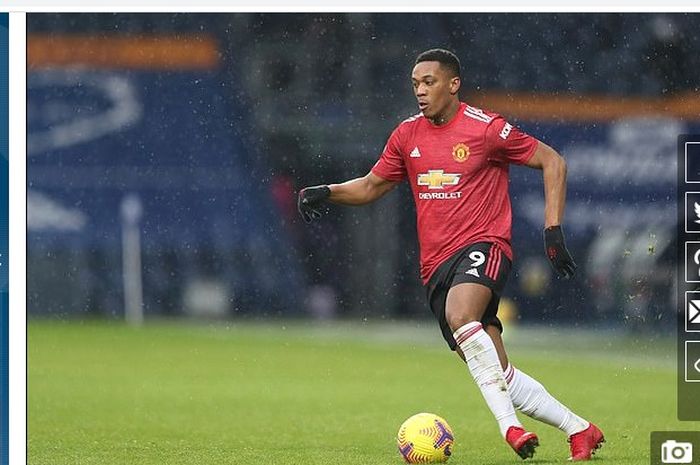 Penyerang Manchester United, Anthony Martial, kembali mendapat serangan rasisme setelah pertandingan kontra West Brom.