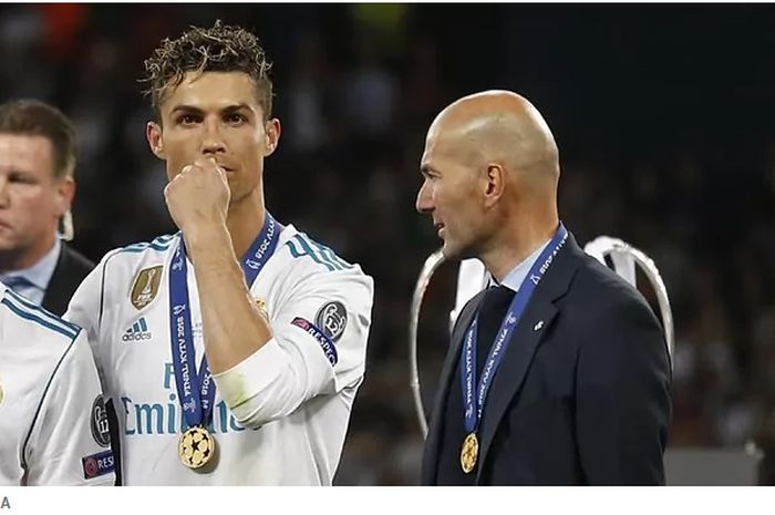 Soal peluang Cristiano Ronaldo ke Real Madrid Lagi, Begini Jawaban Zidane