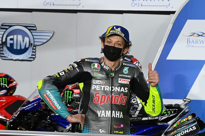 Valentino Rossi posisi 4 di kualifikasi MotoGP Qatar 2021, bisa wara-wiri di parc ferme sih?