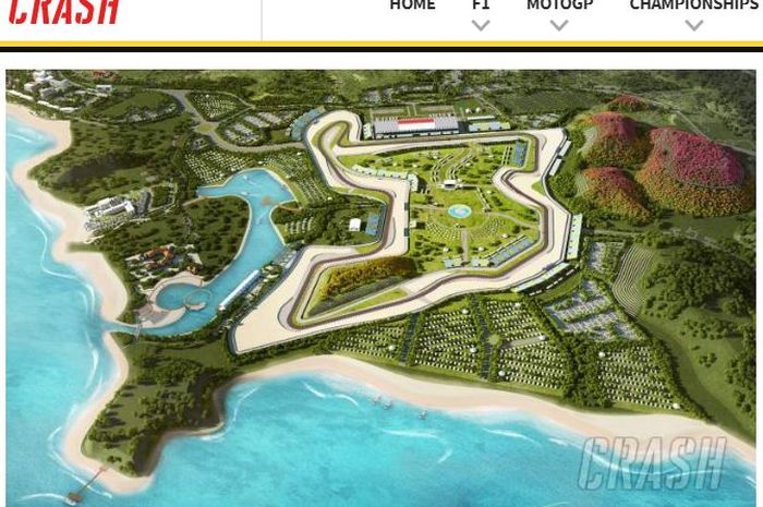 Sirkuit Mandalika di Lombok, Indonesia dimasukan dalam rencana MotoGP 2022.