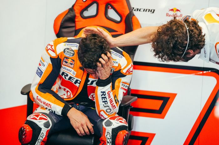 Menangis tersedu-sedu usai balapan MotoGP Portugal 2021, ternyata begini perasaan Marc Marquez
