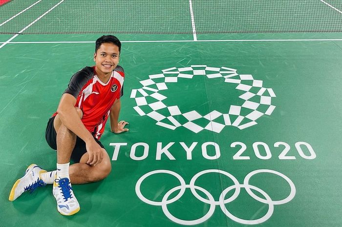 Anthony Ginting, atlet tunggal putra bulu tangkis Indonesia.