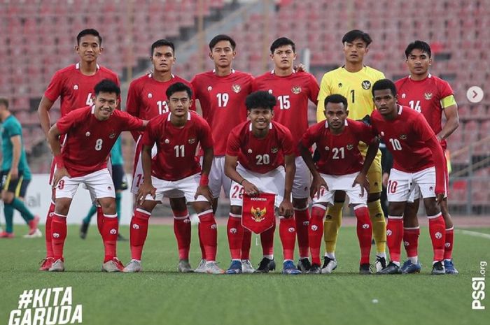 Timnas U-23 Indonesia dalam Kualifikasi Piala Asia U-23 2022.