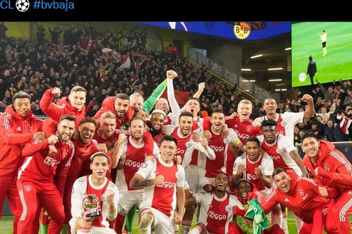 Ajax Amsterdam di Liga Champions 2021-2022.