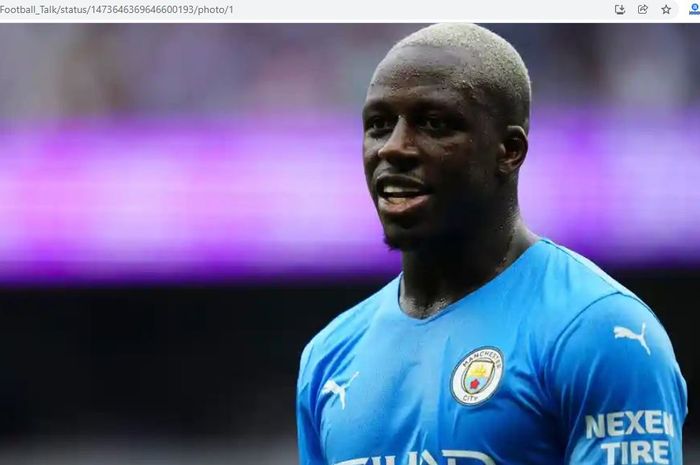 Bek kiri Manchester City, Benjamin Mendy.