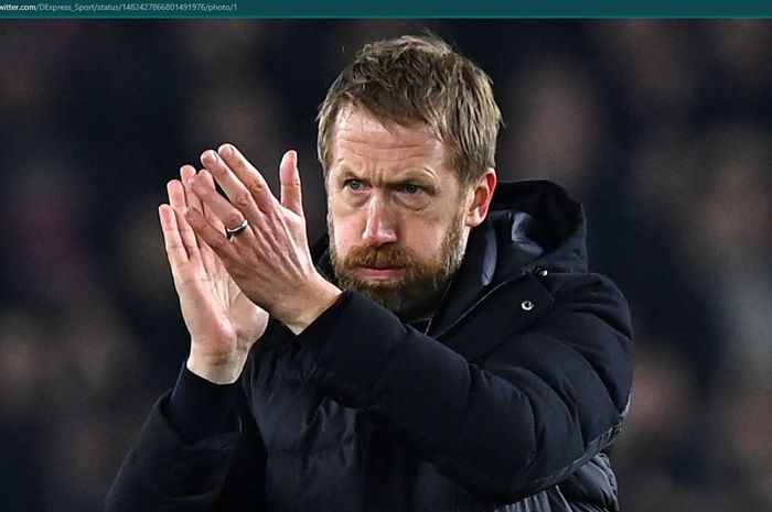 Pelatih Brighton &amp; Hove Albion, Graham Potter.