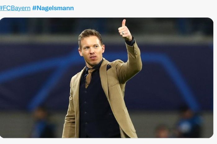 Pelatih Bayern Muenchen,Julian Nagelsmann.