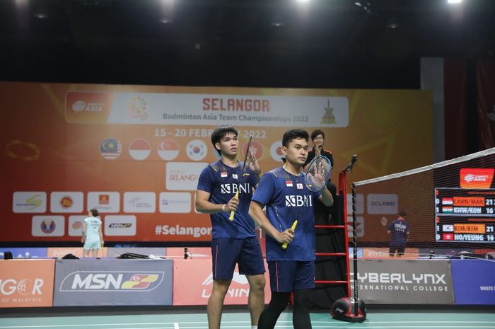 Ganda putra Indonesia, Leo Rolly Carnando/Daniel Marthin gugur di babak pertama Korea Masters 2022.