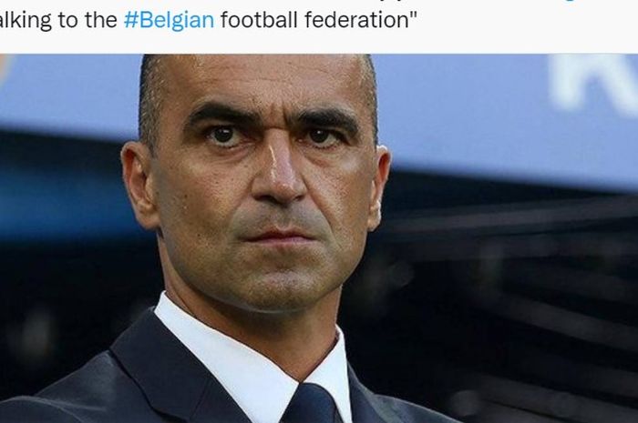 Pelatih Timnas Belgia, Roberto Martinez.