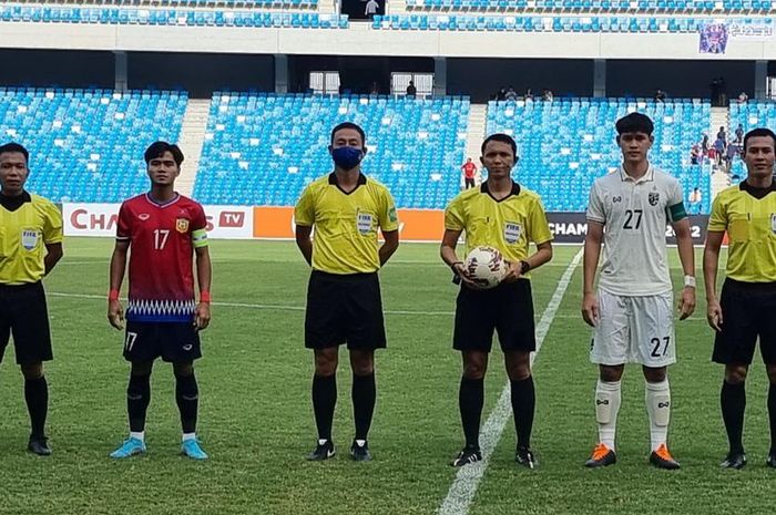 Laga Timnas U-23 Thailand vs Laos