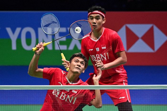 Pasangan ganda putra Indonesia, Muhammad Shohibul Fikri/Bagas Maulana lolos ke babak 16 besar Korea Open 2022 tanpa keringat.
