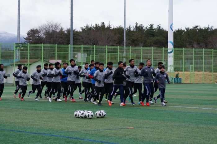 Latihan perdana Timnas U-19 Indonesia di Korea Selatan
