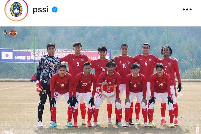 Timnas U-19 Indonesia di Korea Selatan