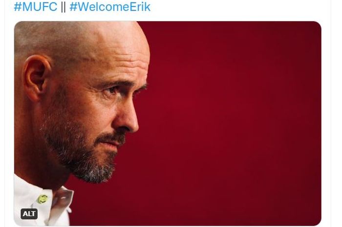 Erik ten Hag diumumkan sebagai pelatih baru Manchester United, Kamis (21/4/2022).