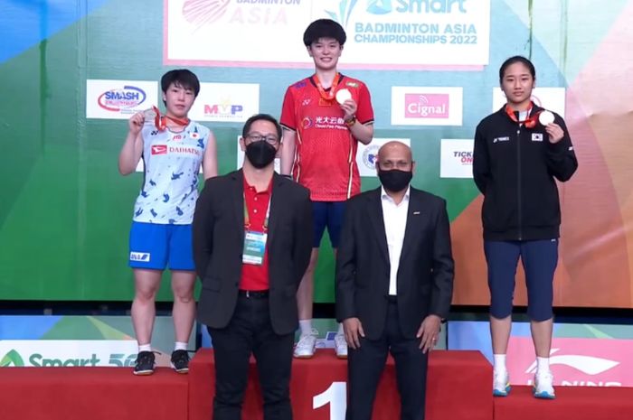 Tunggal putri China, Wang Zhi Yi berhasil menjadi juara di Kejuaraan Asia 2022.