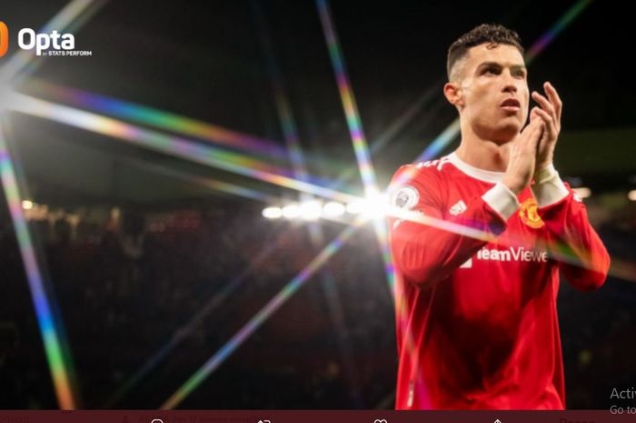 Megabintang Manchester United, Cristiano Ronaldo, membuktikan bahwa dirinya tak lekang oleh waktu usai mencetak 18 gol di Liga Inggris 2021-2022.