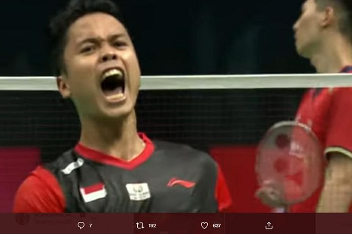 Tunggal putra Indonesia, Anthony Sinisuka Ginting berpeluang besar menjuarai Malaysia Masters 2022 dengan absennya Viktor Axelsen dan Lee Zii Jia.