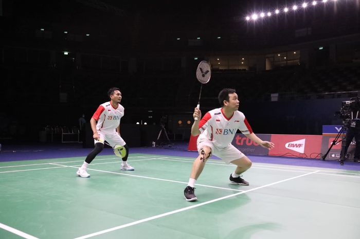 Pasangan ganda putra Indonesia, Mohammad Ahsan/Hendra Setiawan