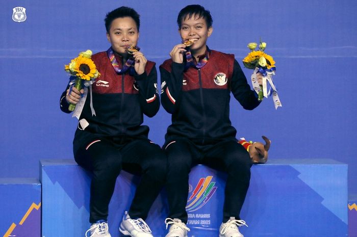 Ganda putri Indonesia, Apriyani Rahayu/Siti Fadia Silva Ramadhanti diuntungkan undian Indonesia Masters 2022 setelah menjuarai SEA Games 2021.