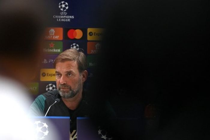 Pelatih Liverpool, Juergen Klopp, berbicara dalam konferensi pers di tempat latihan The Reds, Inggris, 25 Mei 2022.