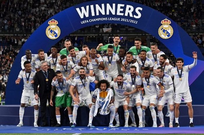 Real Madrid juara Liga Champions usai kalahkan Liverpool di Stade de France, Paris (28/5/2022).