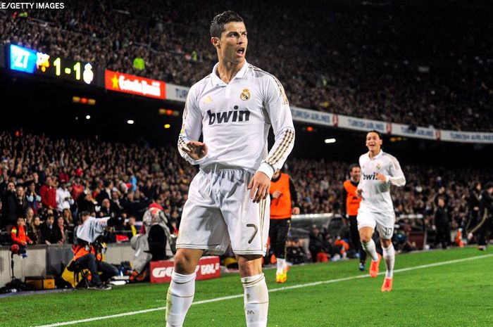 Selebrasi 'calm down' ikonik Cristiano Ronaldo saat El Clasico di Camp Nou pada tahun 2012 memotivasi pemain muda Real Madrid, Aurelien Tchouameni.