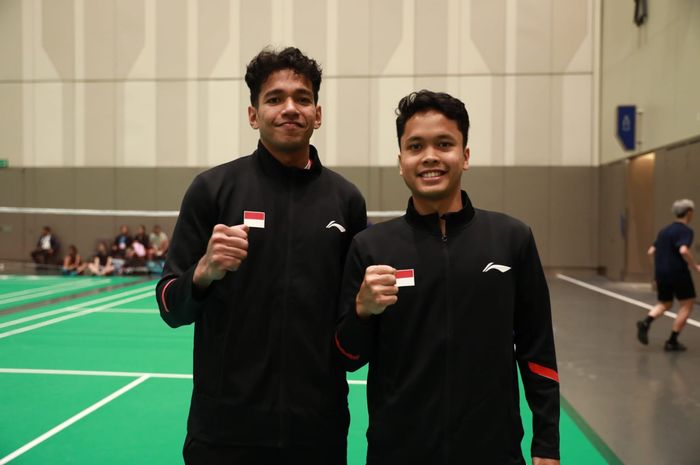 dua tunggal putra Indonesia di Kejuaraan Beregu Campuran Asia 2023, Anthony Sinisuka Ginting dan Chico Aura Dwi Wardoyo 