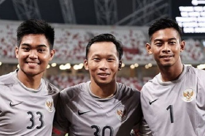  3 Kiper Timnas U-23 Indonesia, Kurniawan Kartika Ajie, Awan Setho, dan Satria Tama 