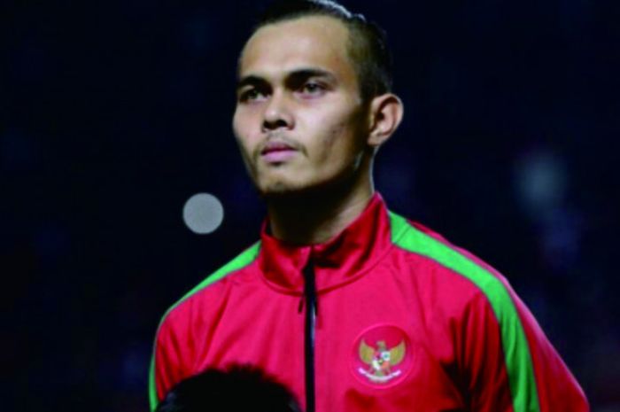 Pemain timnas Indonesia dan bek Persija Jakarta, Rezaldi Hehanusa.