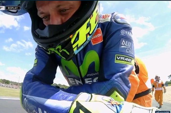 Sedihnya Valentino Rossi Usai Terjatuh Hati Fans Remuk Redam Lihat