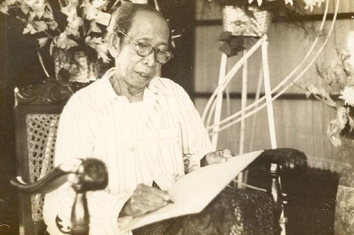 Ki Hajar Dewantara diabadikan 11 Maret 1959, sebulan sebelum meninggal.