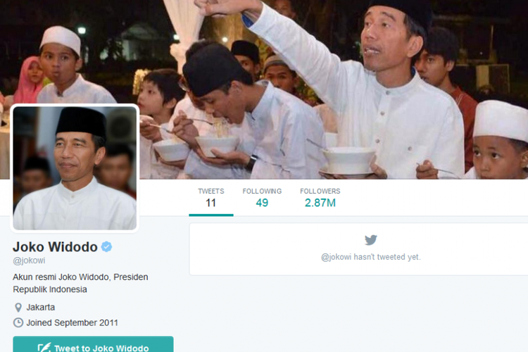 Gara-Gara Cuitan JKT48, Admin Twitter Presiden Jokowi Dipecat