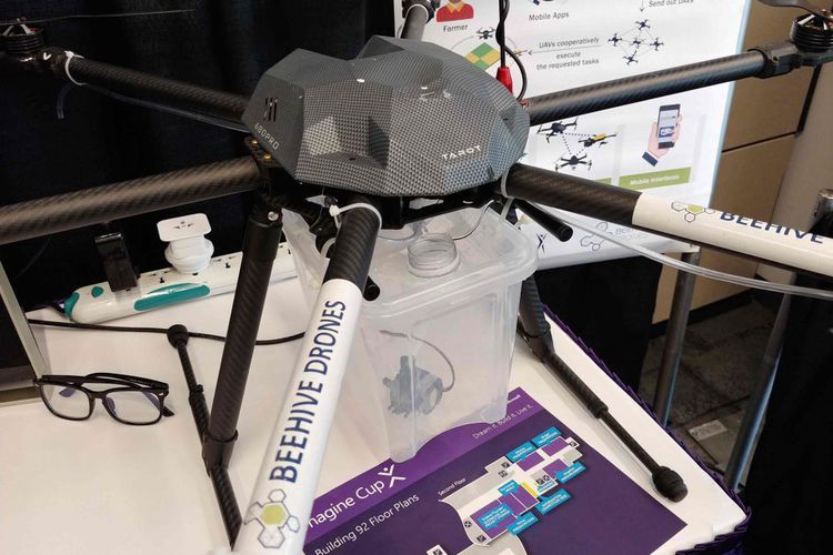 Inilah Kehebatan Drone Penebar Pupuk Rancangan Mahasiswa Indonesia