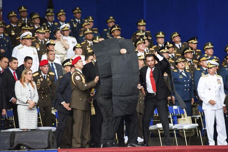 Serangan Drone Bermuatan Bom C-4 ini Nyaris Bunuh Presiden Venezuela