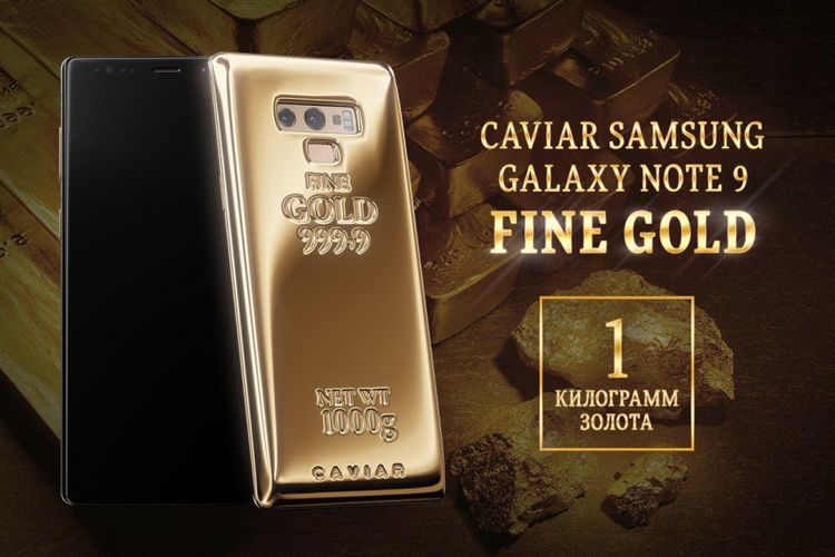 Galaxy Note 9 ini Punya Berbalus Emas Murni 1 Kilogram, Harganya?