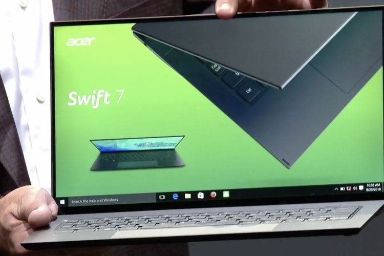 Laptop Acer Swift 7 2018, Laptop Teringan dan Tertipis di Dunia