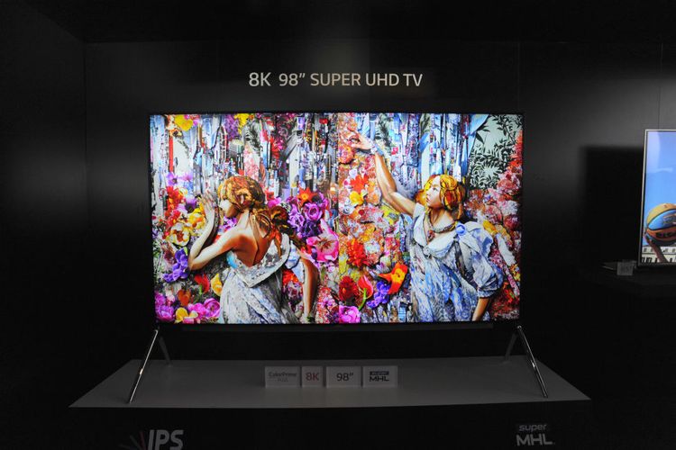 Pertama di Dunia, LG Pamerkan TV OLED dengan Resolusi Layar 8K